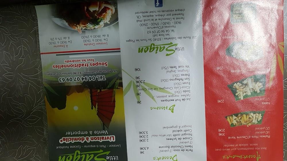 Little Saigon - Menu Image 2